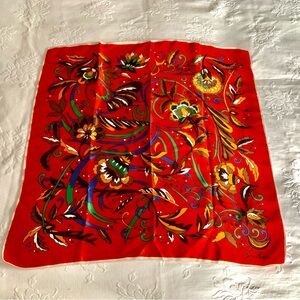 Vintage Gino Rossini Bold ‘70’s Flower Scarf